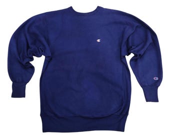 Vintage 70s Champion Reverse Weave Sweatshirt - Maroon Pullover