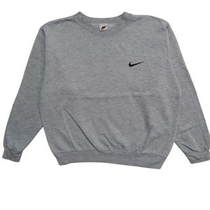 Vintage 90s Nike Small Logo Embroidered Sweatshirt