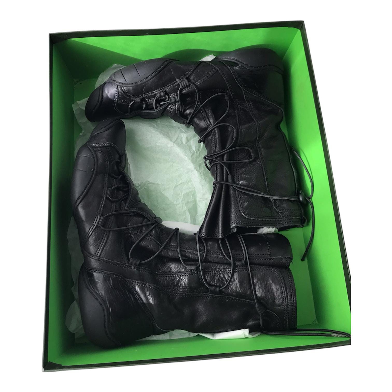 MARITHÉ + FRANÇOIS GIRBAUD Vintage Leather Moto Biker Boots 