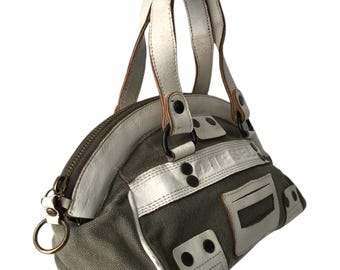 US Tax Free | MIU MIU Vintage 00s Y2k Bowling Crossbody Hand Bag