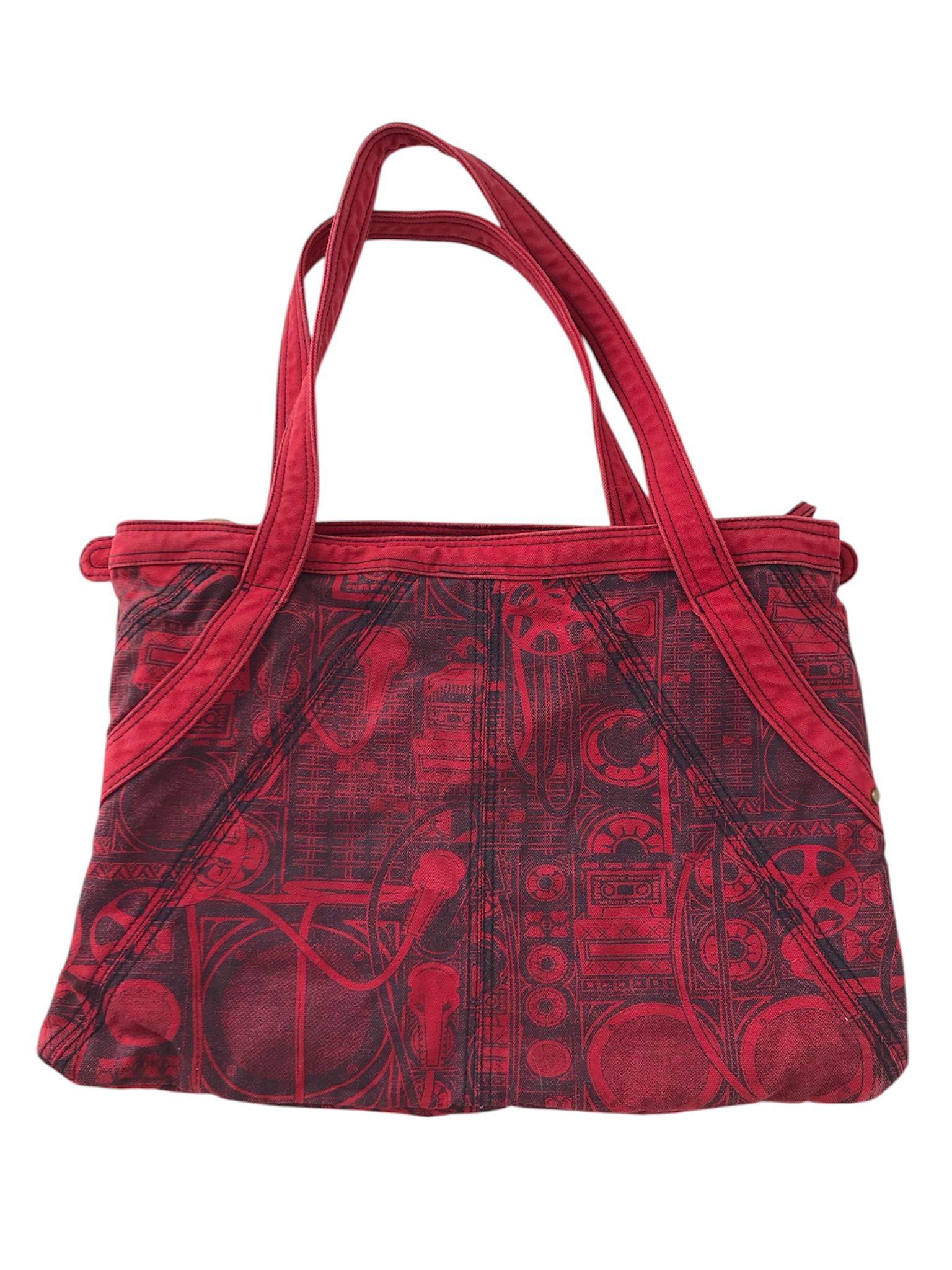 【DIESEL】faded tote bag 90~00s Diesel Men Vhtf 90S-00S Archive Gimmick Tote Bag Casual