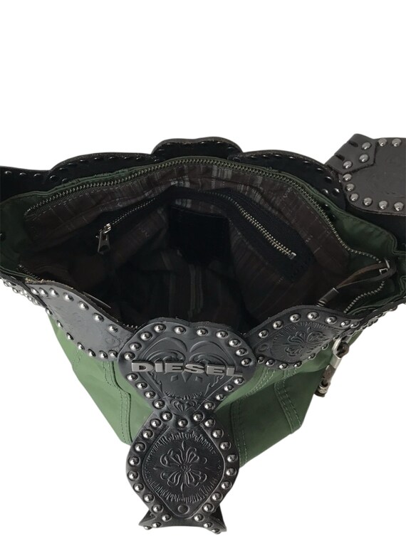 DIESEL Vintage Leather Medieval Shoulder Bag City Tote
