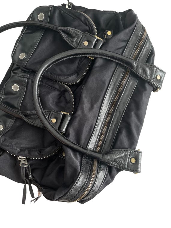バッグ Diesel vintage archive black leather bag Authentic DIESEL tote hand bag leather archive vintage y2k