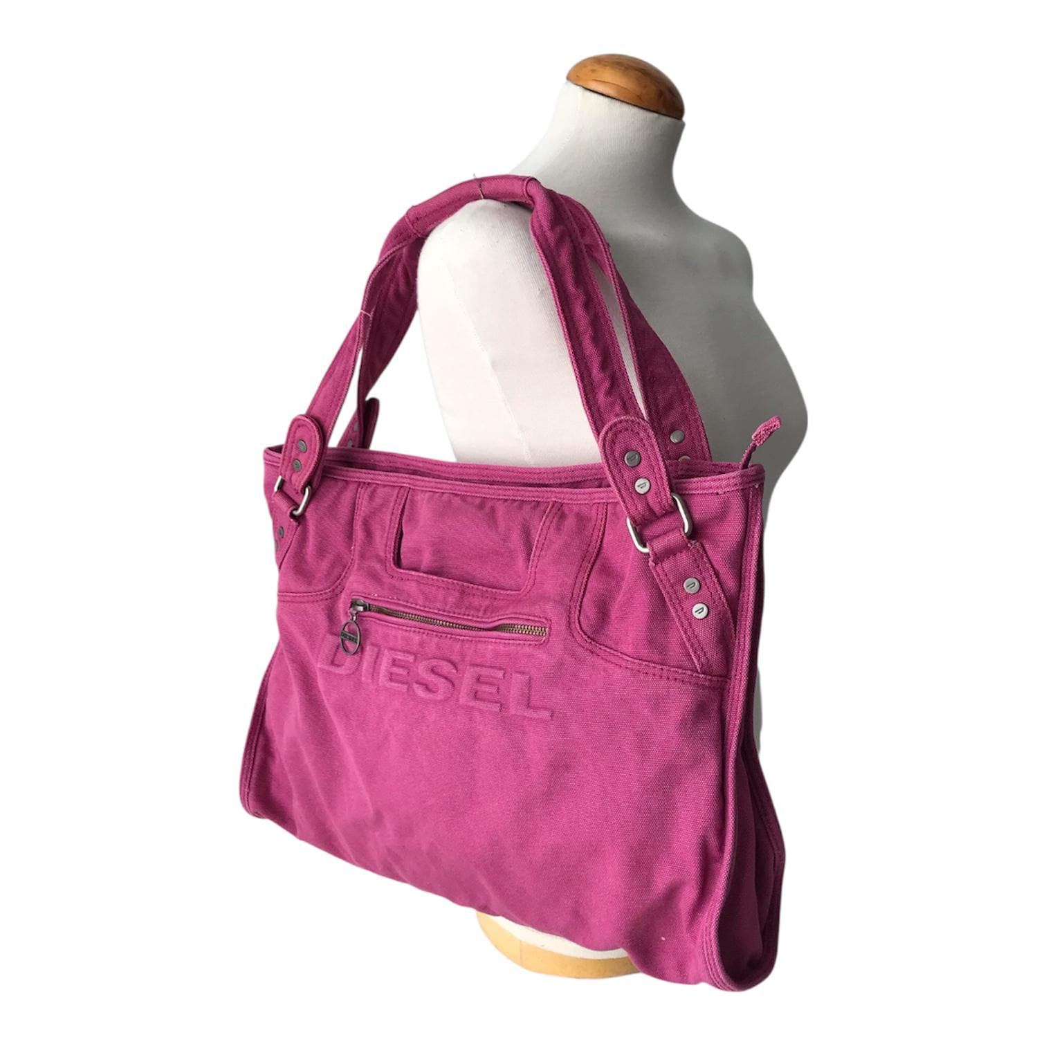 Vintage Diesel Bag Pink - Etsy