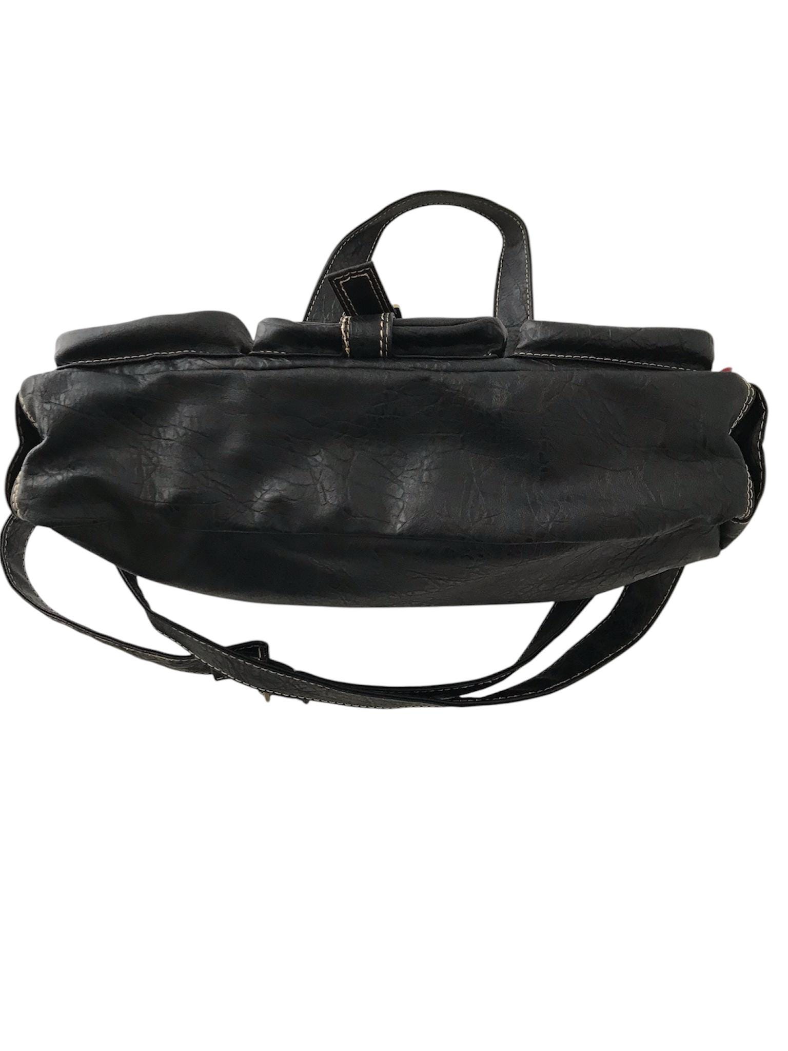 バッグ Diesel vintage archive black leather bag DIESEL Handbag Vintage Archive Black Auth From Japan RA | eBay