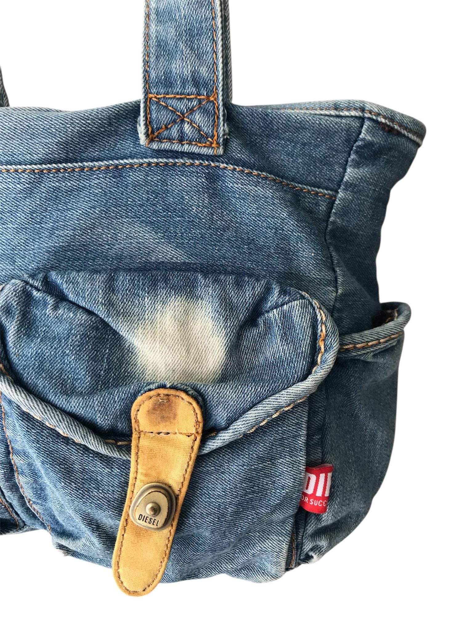 DIESEL ヴィンテージ Y2K デニム ショルダーバッグ カーゴ 