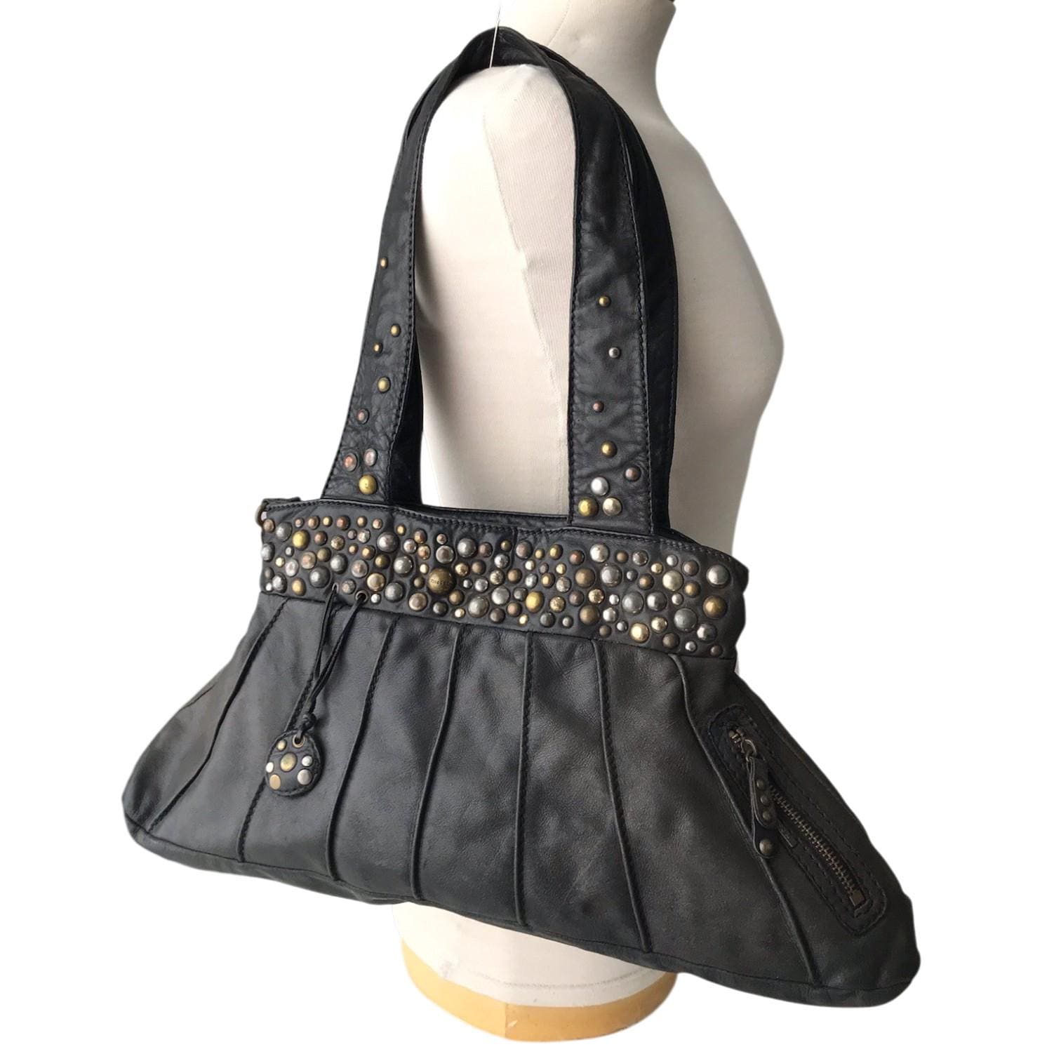 Miu Miu Leather Stud Bag - Etsy