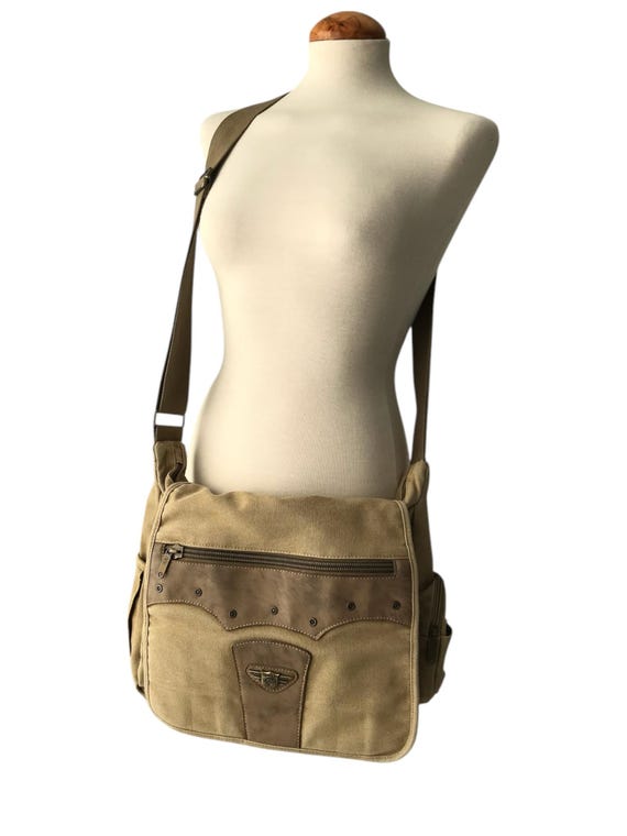 00s brown messenger bag y2k バッグ 00s archive oldgap messenger