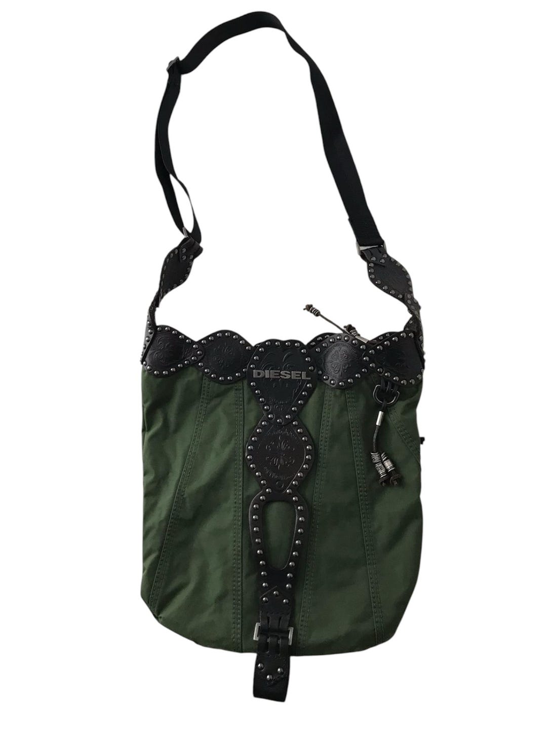 バッグ DIESEL ARCHIVE SHOULDER BAG LEATHER DIESEL Archive Leather Shoulder Bag Red | eBay