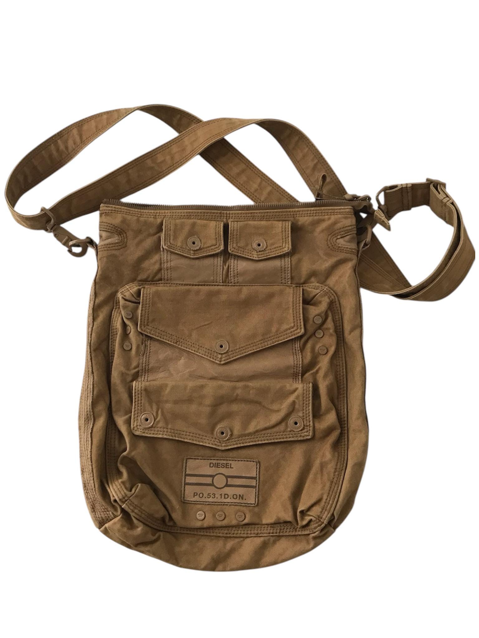 Vintage Diesel Military Bag - Etsy Vintage Diesel Military Bag - Etsy