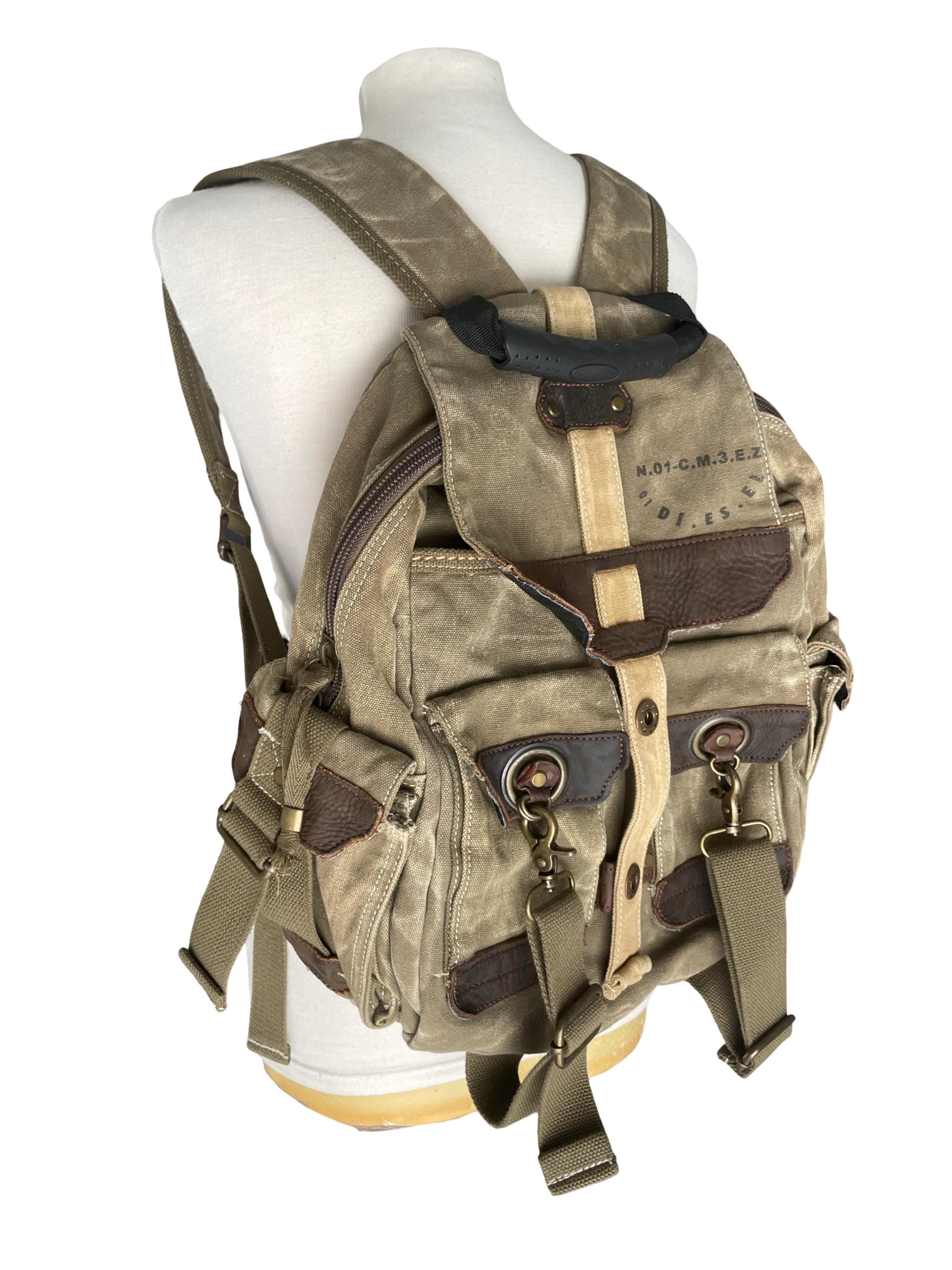 バッグ DIESEL archive military bag opium DIESEL Messenger Bag Military Archive Multipocket Army Cargo
