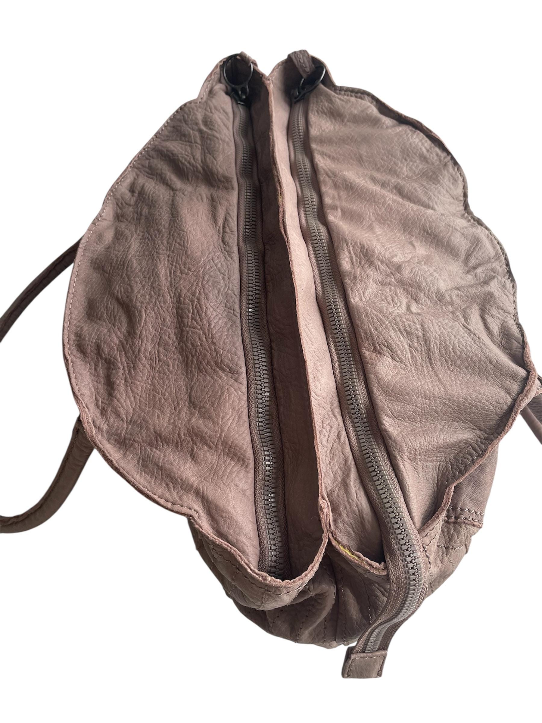 バッグ DIESEL turn lock leather shoulder bagY2K DIESEL Vintage Pink Leather Shoulder Bag Turn Lock Y2K 00s