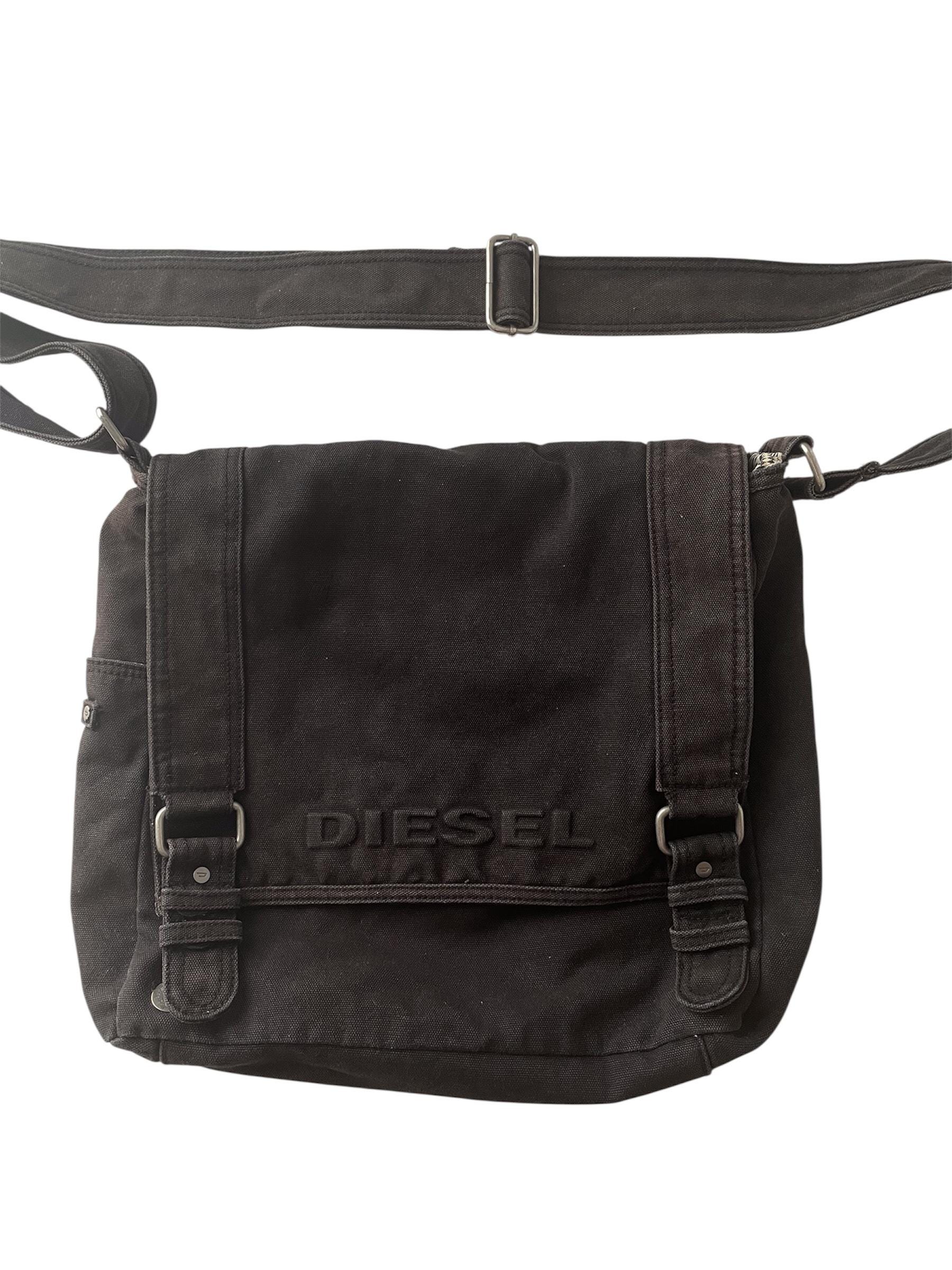 Y2k Leather Diesel Bag - Etsy