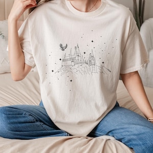 Magical Bookish Tee, Fantasy World Shirt, Witchery Castle Shirt, Magic School Shirt, Harry-Inspired Aesthetic, Potterhead Gifts
