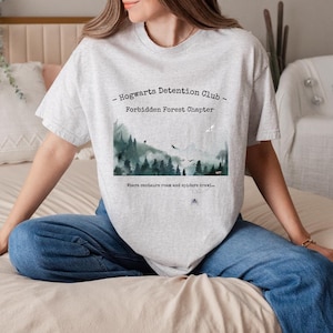 Forbidden Forest Shirt, Wizarding World Tees, HP Inspired Shirts, Bookish Gift, Wizard Tee Potterhead, Funny Wizard, Magical Forest Tee