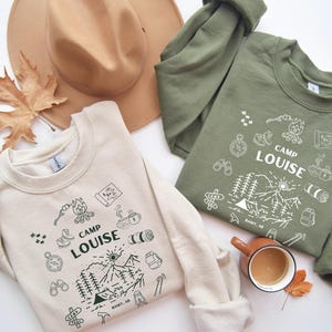 Kundenspezifisches Lager-Party-Shirt, Berglager Rundhalsausschnitt, Camping-Sweatshirt, Lager-Thema See Retro Campings-Pullover, bequemes Camping-Hemd