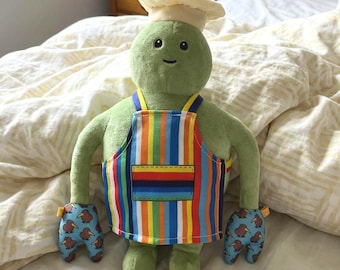 Anime Chef Plush Toy, Cartoon Animation Stuffed Doll, Apron Collection (28-30cm)