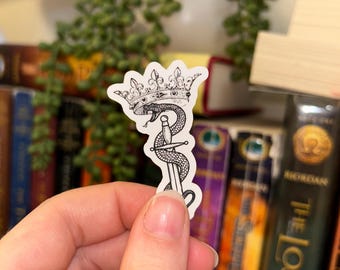 Cruel Prince Sticker - inspired by Folk of the Air series by Holly Black