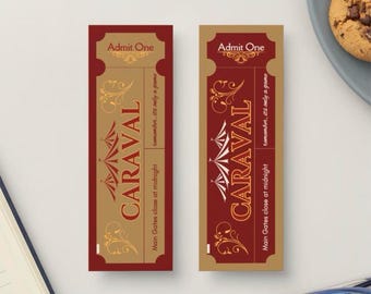 CARAVAL Ticket Bookmark - Digital Download