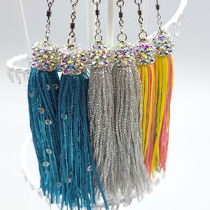 Limited Edition Replacement Tassels - Metallic Sequin Rainbow - SugarKitty Couture