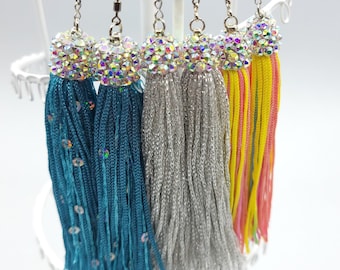Limited Edition Replacement Tassels - Metallic Sequin Rainbow - SugarKitty Couture