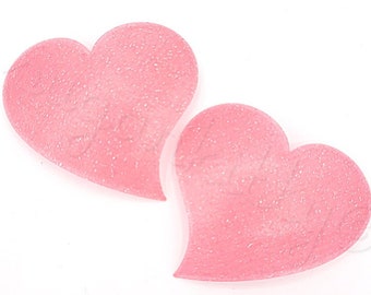 Glitter CURVY HEART Pastie Blanks • DIY • SugarKitty Couture