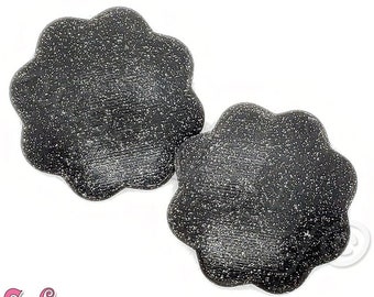 Glitter SCALLOPED ROUND Pastie Blanks • DIY • SugarKitty Couture