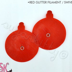 Glitter CHRISTMAS BULB Pastie Blanks • DIY • SugarKitty Couture