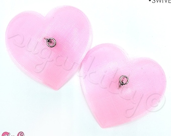 Translucent HEART SHAPED Pastie Blanks • DIY • SugarKitty Couture