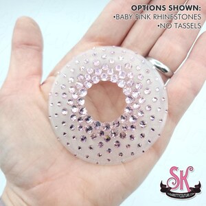 Peek-A-Boo Nearly Nude Illusion Rhinestone Nipple Pasties • SugarKitty Couture image 9
