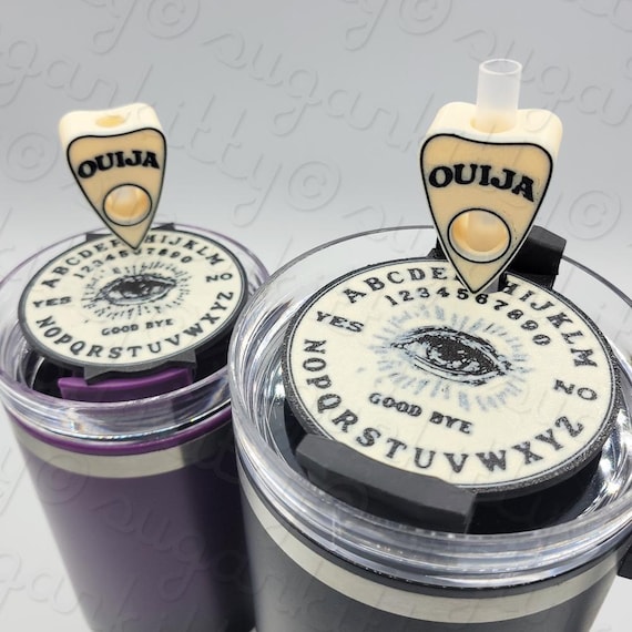Ouija Board & Planchette Stanley Tumbler Straw and Cup Topper Set