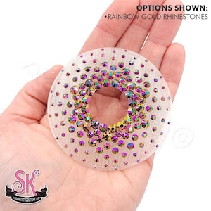 Peek-A-Boo Nearly Nude Illusion Rhinestone Nipple Pasties • SugarKitty Couture image 7