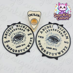 Ouija Board & Planchette Stanley Tumbler Straw and Cup Topper Set image 6
