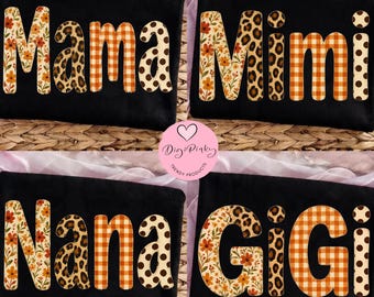 Mama Fall  bundle PNG ,Mama Autumn Png ,Retro Mama Pumpkin ,Preppy Halloween Mama ,Girly Fall png Leopard Pumpkin Floral Mama, Thanksgiving