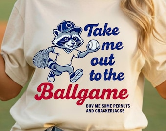 Waschbär-Baseball PNG, lustiges Baseball-Mama-Shirt-Design, Bring mich zum Ballspiel PNG, Mama Baseball, niedlicher Waschbär-Baseball, Spieltag