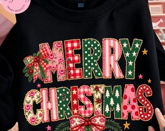 Feliz Navidad PNG, Diseño de camiseta navideña, Sublimación navideña, Camiseta navideña PNG, Navidad vintage, Descarga digital