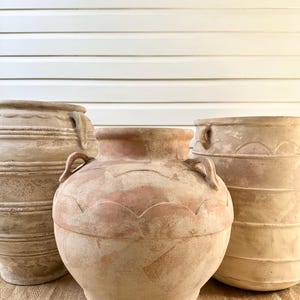 Large Terracotta Urns - Mediterranean Style