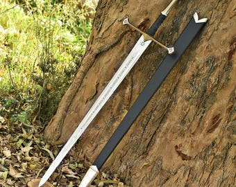 Anduril Sword – Lord of the Rings Sword – Narsil Anduril Fantasy Sword – Decorative Cosplay Display