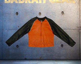 Men's Leather Motorcycle Jacket: Casual Biker Jackets New # 129