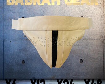 Lambskin Leather Jockstrap: Zipper Front, Soft Unlined Leather, Bulk Lot Available