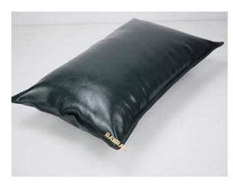 Genuine Real Black Leather Pillow Standard Queen King Body Size Pillows Unfilled