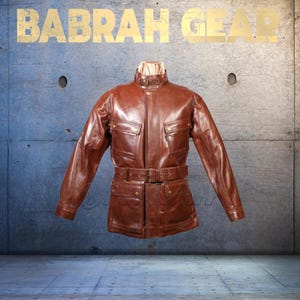 Men&#39;s Leather Motorcycle Jacket: Casual Biker Jackets New # 119