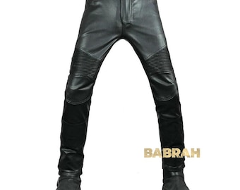 Custom Tailor Made Bespoke Real Leather Motorcycle Pant Racing Sports Jeans Style 5 Pockets Model Pant New
