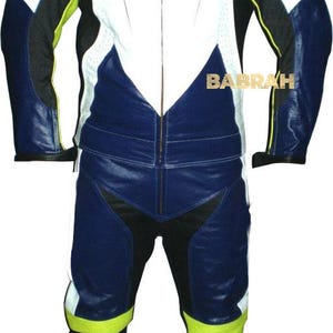 Custom Tailor Made Premium Genuine Leather Motorcycle Racing Suit Sports Bike 2 Piece Suit Jacket Pant New Model:112