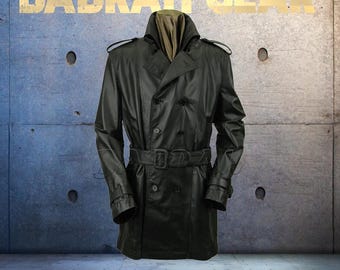 Men's Leather Motorcycle Jacket: Casual Biker Jackets New # 137