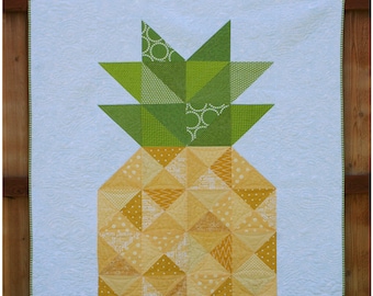 PINA GRANDE quilt pattern with BONUS Pineapple Punch pattern included