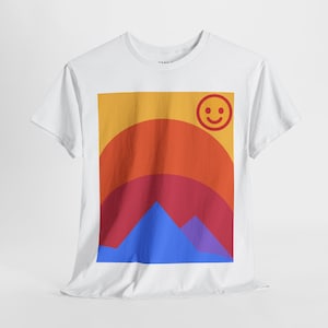 SMILE empire T-shirt mountain design