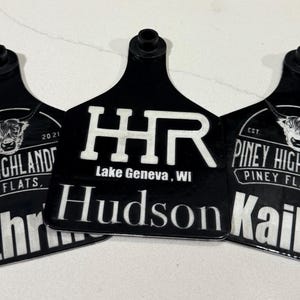 Custom Engraved Livestock Ear Tags