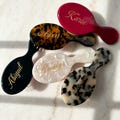 Personalized Name Comb, Custom Mini Hair Comb, Engraved Purse Comb, Custom Hairbrush, Bridesmaid Gift, Gift For Her product logo