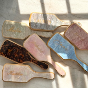 Personalized Engraved Hairbrush, Custom Name Hair Comb, Engraved Comb, Bridesmaid Gift, Wedding Gift